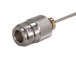 HUBER+SUHNER 21_N-50-3-11/133_NE RF / Coaxial Connector, N Coaxial, Straight Jack, Solder, 50 ohm, EZ 141 TP M17, Beryllium Copper