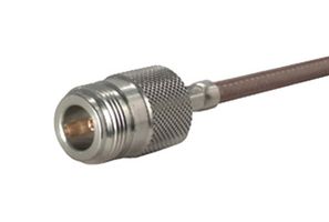 HUBER+SUHNER 21_N-50-3-8/133_NE RF / Coaxial Connector, N Coaxial, Straight Jack, Crimp, 50 ohm