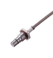 HUBER+SUHNER 24_QMA-50-2-3/133_NE RF / Coaxial Connector, QMA Coaxial, Straight Bulkhead Jack, Solder, 50 ohm