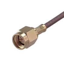 HUBER+SUHNER 11_SMA-50-2-6/111_NE 射频/同轴连接器, SMA同轴, 直型插头, 焊接, 50 ohm, Enviroflex 316D, G02232D, K02252D, 铍铜