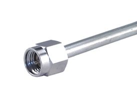 HUBER+SUHNER 11_SMA-50-3-77/119_NH RF / Coaxial Connector, SMA Coaxial, Straight Plug, Solder, 50 ohm