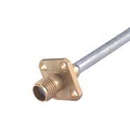 HUBER+SUHNER 25_SMA-50-3-15/111_NE 射频/同轴连接器, SMA同轴, 直型法兰安装插座, 焊接, 50 ohm, EZ 141 TP M17, Multiflex 141, Sucoform 141, 铍铜