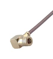 HUBER+SUHNER 16_SMB-50-2-51/111_NE 射频/同轴连接器, SMB同轴, 直角插头, 焊接, 50 ohm, Enviroflex 316D, G02232D, K02252D, 铍铜