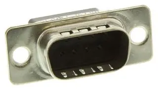 AMP - TE CONNECTIVITY 167292-1 连接器外壳, D-Sub, 9 路, D Sub, DA, AMPLIMITE HDP-20, 插头, 钢主体