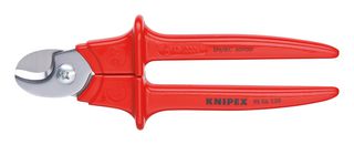 KNIPEX 95 06 230 电缆剪钳, 16MM能力, VDE绝缘塑料手柄, 230MM长