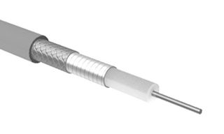 HUBER+SUHNER EACON_2C Coaxial Cable, EACON_2C, Silver Plated Copper, 3.75 mm, 50 ohm