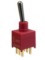 MULTICOMP PRO MP004595 Toggle Switch, 0.4VA Submini, On-None-On, DPDT, Non Illuminated, Through Hole