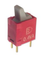 MULTICOMP PRO MP004683 翘板开关, 0.4VA, 开-开, SPDT, 不发光, 通孔安装, 灰色