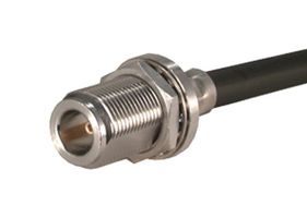 HUBER+SUHNER 24_N-50-7-15/133_NE RF / Coaxial Connector, N Coaxial, Straight Bulkhead Jack, Crimp, 50 ohm