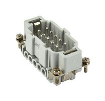 MULTICOMP PRO MP004732 Heavy Duty Connector, Insert, 10 Contacts, Plug, Screw Pin