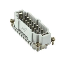 MULTICOMP PRO MP004734 Heavy Duty Connector, Insert, 16 Contacts, Plug, Screw Pin