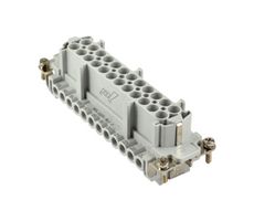 MULTICOMP PRO MP004737 重载型连接器, 插入件, 24触芯, 插座, 螺丝口