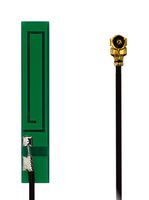 SIRETTA ECHO35/0.1M/IPEX/S/S/17 Embedded Antenna, PCB, 2G/3G/4G, 1.71 GHz to 2.7 GHz, 2 dBi, Linear, UFL/I-Pex Connector