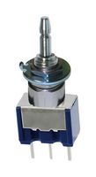 NIDEC COMPONENTS 8N1021-Z Pushbutton Switch, 8N Series, 6.5 mm, SPDT, On-(On), Plunger for Cap