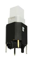 NIDEC COMPONENTS CFPB-1CC-4W6 按钮开关, CFPB Series, SPST, 关-(开), 正方形, 白色