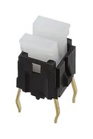 NIDEC COMPONENTS TR1-01 按钮开关, TR Series, SPST, 关-(开), 柱塞盖