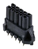 MOLEX 44769-1002 PCB Receptacle, Board-to-Board, Wire-to-Board, 3 mm, 2 Rows, 10 Contacts, Female Receptacle