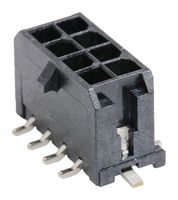 MOLEX 43045-0819 电源, 线至板, 3 mm, 2排, 8触芯, 针脚, Micro-Fit 3.0 43045系列