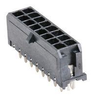 MOLEX 43045-1624 连接器, 电源, 线至板, 3mm, 2排, 16触芯, 通孔直型