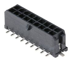 MOLEX 43045-2007 电源, 线至板, 3 mm, 2排, 20触芯, 针脚, Micro-Fit 3.0 43045系列
