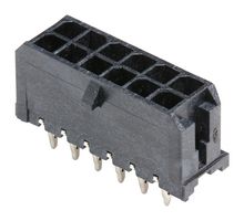 MOLEX 44914-1201 连接器, 电源, 线至板, 3mm, 2排, 12触芯, 压合