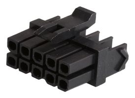 MOLEX 172952-1001 连接器外壳, Micro-Fit 172952, 插座, 10 路, 3 mm, Molex Micro-Fit 3.0 43030系列插座压接触芯