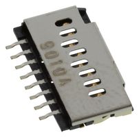 MOLEX 105162-0001 Memory Card Connector, MicroSD, Push-Pull, 8 Contacts, Copper Alloy, Gold Plated Contacts