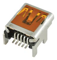 MOLEX 54819-0589 USB Connector, Mini USB Type B, USB 2.0, Receptacle, 5 Ways, Surface Mount, Right Angle