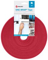 VELCRO VEL-OW64105 胶带, ONE-WRAP系列, PP (聚丙烯), 红色, 10 mm x 25 m