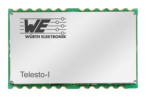WURTH ELEKTRONIK 2607021191000 Radio Module, 927.5 MHz, 100 Kbps, Sensitivity -106 dBm, Transmit Power -2 dBm