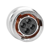 AMPHENOL SINE/TUCHEL RT06104SNH03SS 圆形连接器, Standard Circular Connector, Ecomate RSSM Series, 电缆安装插头, 4 触点, 压接插座-无触芯, 卡口