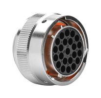 AMPHENOL SINE/TUCHEL RT061823SNH03SS 圆形连接器, Standard Circular Connector, Ecomate RSSM Series, 电缆安装插头, 23 触点, 压接插座-无触芯, 卡口