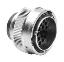 AMPHENOL SINE/TUCHEL RT062028PNH03SS 圆形连接器, Standard Circular Connector, Ecomate RSSM Series, 电缆安装插头, 28 触点, 压接引脚-无触芯, 卡口