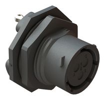 AMPHENOL SINE/TUCHEL RTS712ND3S0332 圆形连接器, Sealed Circular Connector, ecomate Aquarius Series, 锁紧螺母插座, 3 触点, PCB插座, 卡口