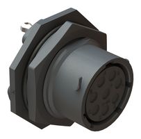 AMPHENOL SINE/TUCHEL RTS714ND12S0332 圆形连接器, Sealed Circular Connector, ecomate Aquarius Series, 锁紧螺母插座, 12 触点, PCB插座, 卡口