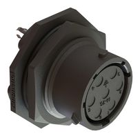 AMPHENOL SINE/TUCHEL RTS714ND7S0332 圆形连接器, Sealed Circular Connector, ecomate Aquarius Series, 锁紧螺母插座, 7 触点, PCB插座, 卡口