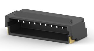 TE CONNECTIVITY 1-2367196-0 Pin Header, Wire-to-Board, 1 mm, 1 Rows, 10 Contacts, Surface Mount Right Angle