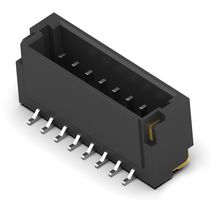 TE CONNECTIVITY 2367197-8 引脚针座, 线至板, 1 mm, 1 排, 8 触点, 表面安装直型