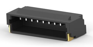TE CONNECTIVITY 2367196-9 引脚针座, 线至板, 1 mm, 1 排, 9 触点, 表面安装直角
