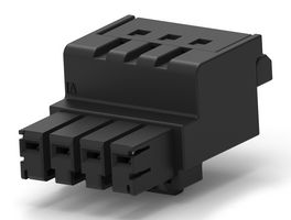 TE CONNECTIVITY 2336488-4 Pluggable Terminal Block, 5 mm, 4 Ways, Push In