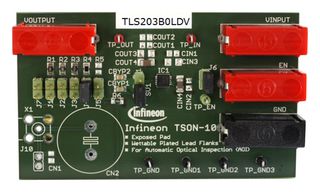 INFINEON TLS203B0LDVBOARDTOBO1 演示板, 电源管理, TLS203B0LDV, 低压差线性稳压器