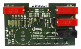 INFINEON TLS205B0LDVBOARDTOBO1 演示板, 电源管理, TLS205B0LDV, 低压差线性稳压器