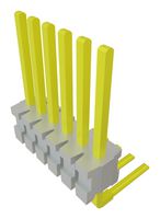 SAMTEC TMS-106-01-L-S-RA 引脚针座, 板至板, 1.27 mm, 1 排, 6 触点, 通孔直角, TMS