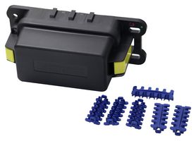 LITTELFUSE PDM71001ZXM Power Distribution Module, MINI Fuse/ ISO 280 Relay, Chassis Mount, 60 Fuses, 30 A, 280 Style, Screw