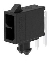MOLEX 212528-0200 Pin Header, Wire-to-Board, 3 mm, 2 Rows, 2 Contacts, Through Hole Right Angle