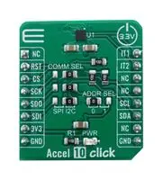 MIKROELEKTRONIKA MIKROE-4112 Click板, Accel 10, mikroLab/EasyStart/mikromedia入门/Fusion开发套件