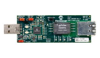 MICROCHIP EVB-LAN7850 评估板, LAN7850, 接口, USB 2.0至10/100/1000以太网控制器