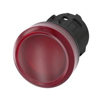SIEMENS 3SU10016AA200AA0 开关致动器, 红色, Siemens 22 mm指示灯