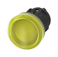 SIEMENS 3SU10016AA300AA0 Switch Actuator, Yellow, Siemens 22mm Indicator Lights