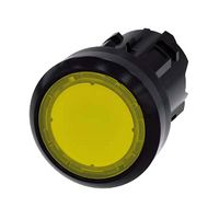 SIEMENS 3SU10010AB300AA0 Switch Actuator, Yellow, Siemens 22mm Illuminated Pushbutton Switches
